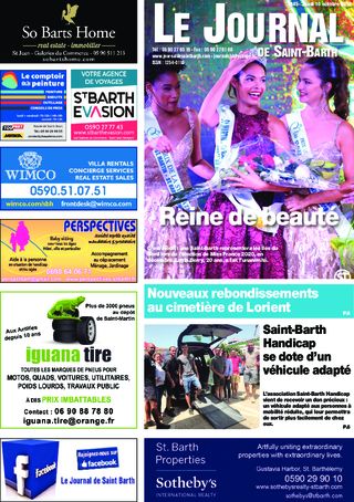 Journal de Saint-Barth N°1345 du 10/10/2019