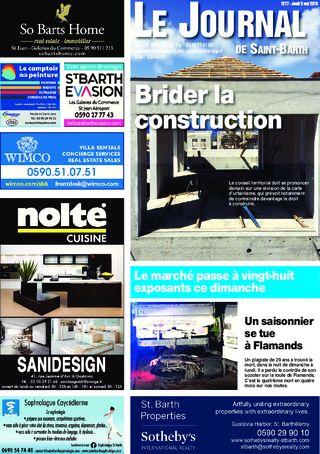 Journal de Saint-Barth N°1277 du 03/05/2018