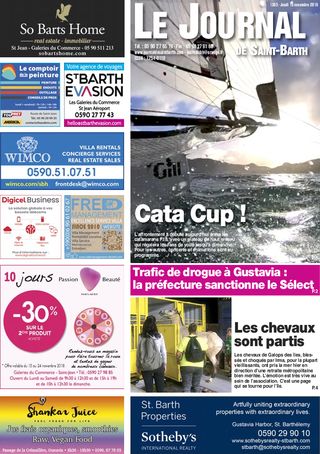 Journal de Saint-Barth N°1303 du 15/11/2018