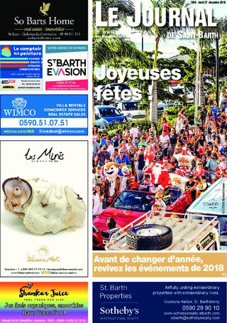 Journal de Saint-Barth N°1309 du 27/12/2018