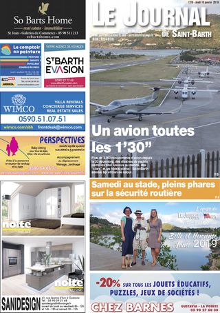 Journal de Saint-Barth N°1310 du 10/01/2019