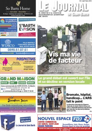 Journal de Saint-Barth N°1314 du 07/02/2019