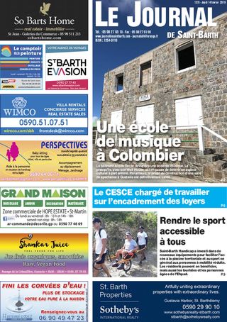 Journal de Saint-Barth N°1315 du 14/02/2019