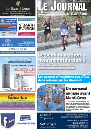 Journal de Saint-Barth N°1317 du 28/02/2019