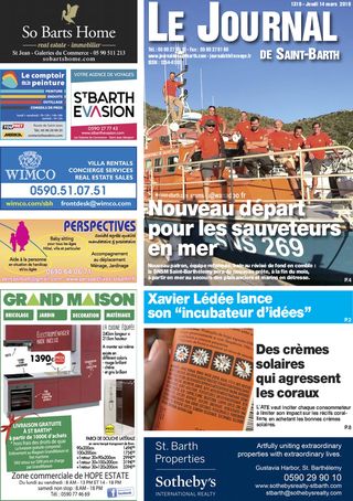 Journal de Saint-Barth N°1319 du 14/03/2019