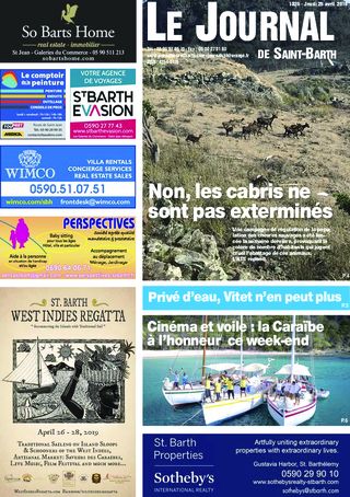 Journal de Saint-Barth N°1325 du 25/04/2019