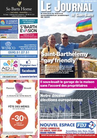 Journal de Saint-Barth N°1328 du 16/05/2019