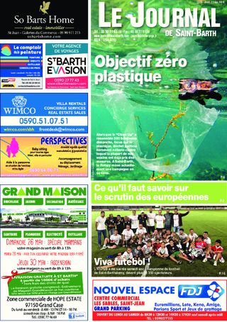 Journal de Saint-Barth N°1329 du 23/05/2019