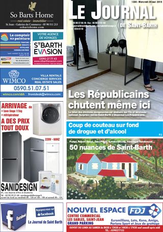 Journal de Saint-Barth N°1330 du 29/05/2019