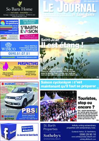 Journal de Saint-Barth N°1331 du 06/06/2019