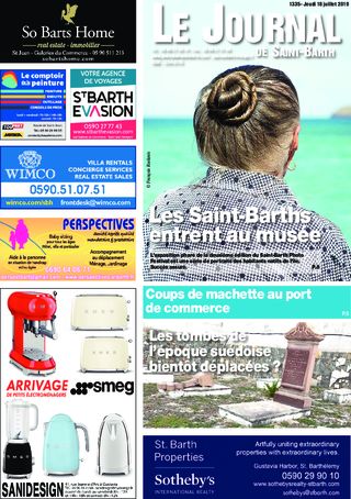 Journal de Saint-Barth N°1335 du 18/07/2019