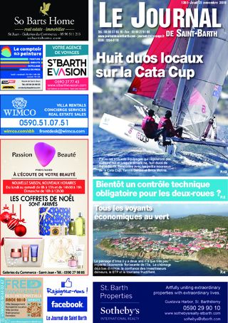 Journal de Saint-Barth N°1351 du 21/11/2019