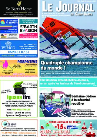 Journal de Saint-Barth N°1352 du 28/11/2019