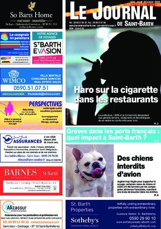 Journal de Saint-Barth N°1359 du 23/01/2020