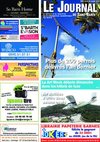 Journal de Saint-Barth N°1360 du 30/01/2020