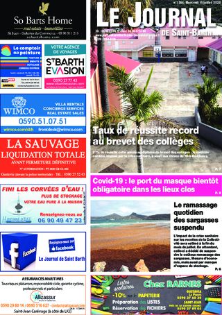 Journal de Saint-Barth N°1384 du 15/07/2020