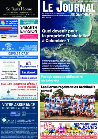 Journal de Saint-Barth N°1394 du 21/10/2020