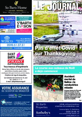 Journal de Saint-Barth N°1399 du 25/11/2020