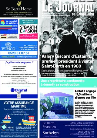 Journal de Saint-Barth N°1401 du 09/12/2020