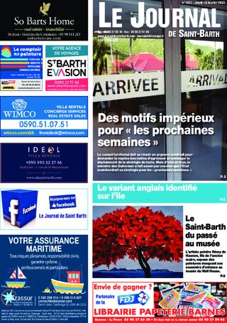 Journal de Saint-Barth N°1411 du 18/02/2021