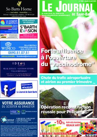 Journal de Saint-Barth N°1420 du 22/04/2021