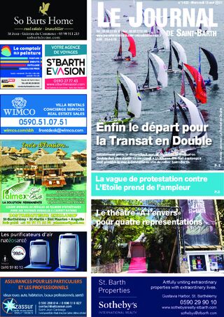 Journal de Saint-Barth N°1423 du 12/05/2021