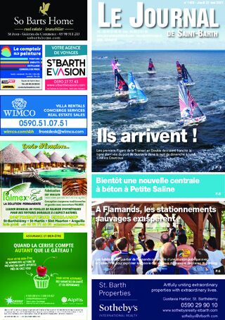 Journal de Saint-Barth N°1425 du 27/05/2021