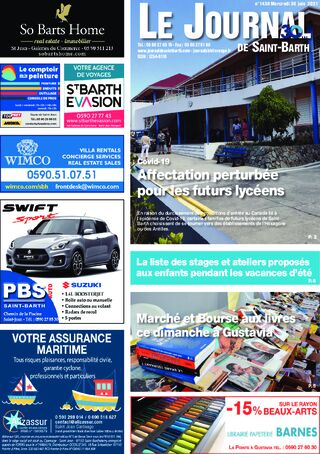 Journal de Saint-Barth N°1430 du 30/06/2021