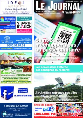 Journal de Saint-Barth N°1436 du 02/09/2021