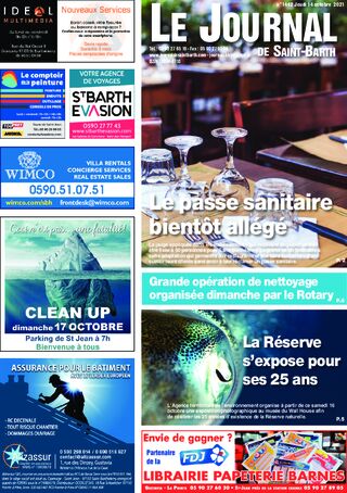 Journal de Saint-Barth N°1442 du 14/10/2021