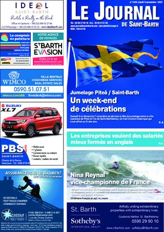 Journal de Saint-Barth N°1445 du 04/11/2021