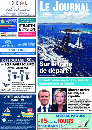 Journal de Saint-Barth N°1468 du 14/04/2022