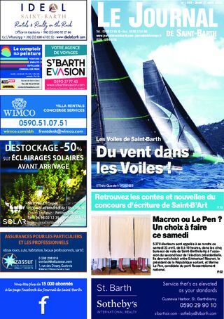 Journal de Saint-Barth N°1469 du 21/04/2022