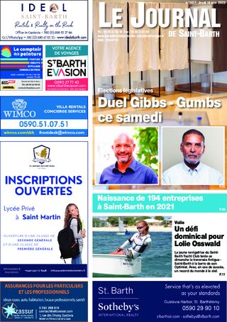 Journal de Saint-Barth N°1477 du 16/06/2022