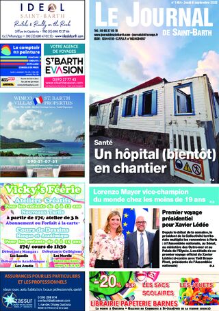 Journal de Saint-Barth N°1484 du 08/09/2022