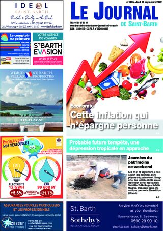 Journal de Saint-Barth N°1485 du 15/09/2022