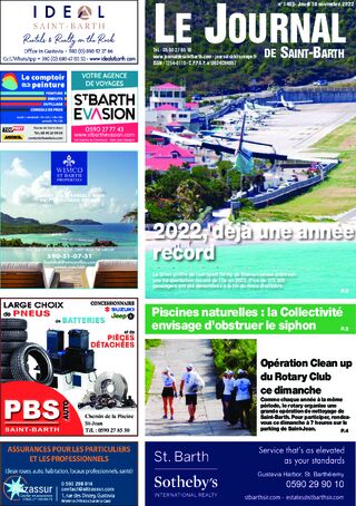 Journal de Saint-Barth N°1493 du 10/11/2022