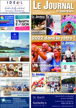Journal de Saint-Barth N°1500 du 29/12/2022