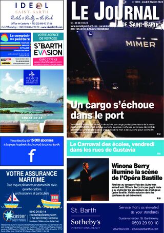 Journal de Saint-Barth N°1506 du 09/02/2023