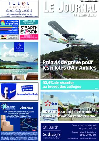 Journal de Saint-Barth N°1528 du 13/07/2023