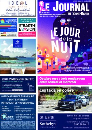 Journal de Saint-Barth N°1536 du 12/10/2023