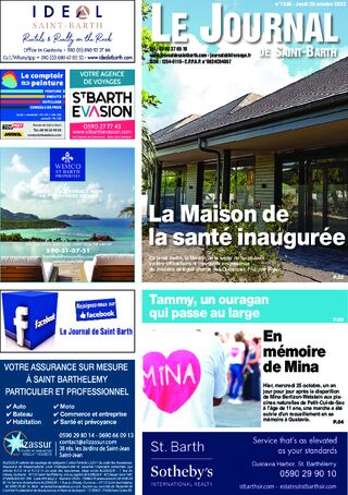 Journal de Saint-Barth N°1538 du 26/10/2023