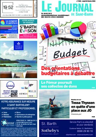 Journal de Saint-Barth N°1555 du 22/02/2024