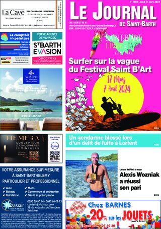 Journal de Saint-Barth N°1558 du 14/03/2024