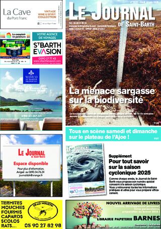 Les sargasses menacent la biodiversité / Tous en scène / Supplément Saison cyclonique - 1620 du 12/06/2025