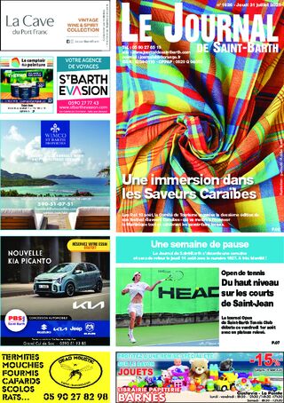 Journal de Saint-Barth N°1626 du 31/07/2025