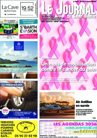 Octobre Rose / Air Antilles /Sargasses - 1633 du 02/10/2025