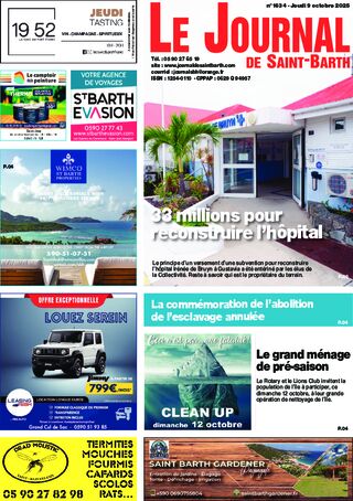Journal de Saint-Barth N°1634 du 09/10/2025