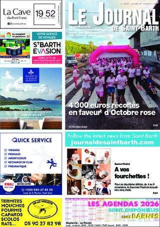 Octobre rose / Gourmet Festival / Conseil territorial - Édition N°1637 du 30/10/2025 Octobre rose / Gourmet Festival / Conseil territorial - 1637 du 30/10/2025