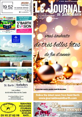Journal de Saint-Barth N°1645 du 23/12/2025